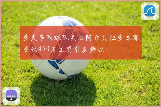 多支争冠球队关注阿尔瓦拉多本赛季仅450万工资引发热议